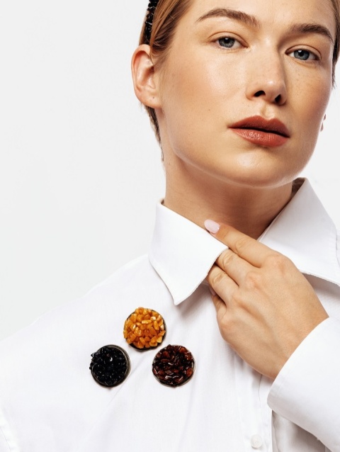 Broszki BALTIC Amber Essence