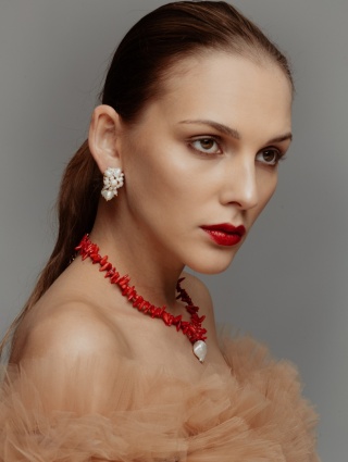 Naszyjnik White and Red