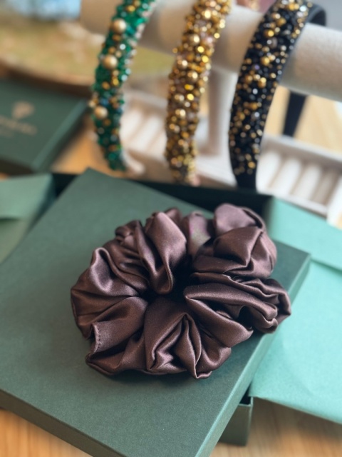 Jedwabna scrunchie SILK