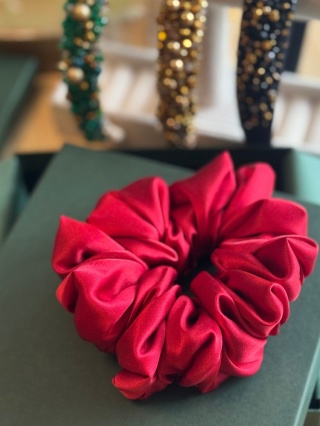 Jedwabna scrunchie SILK
