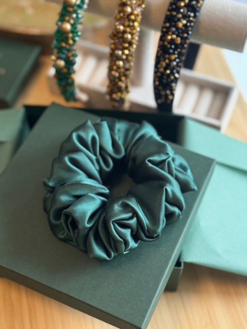 Jedwabna scrunchie SILK