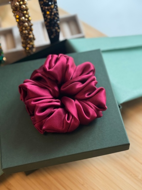 Jedwabna scrunchie SILK