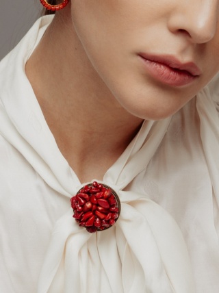 Broszka Red Spirit Brooch