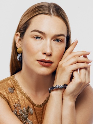 Bransoletka BALTIC Black Pearl