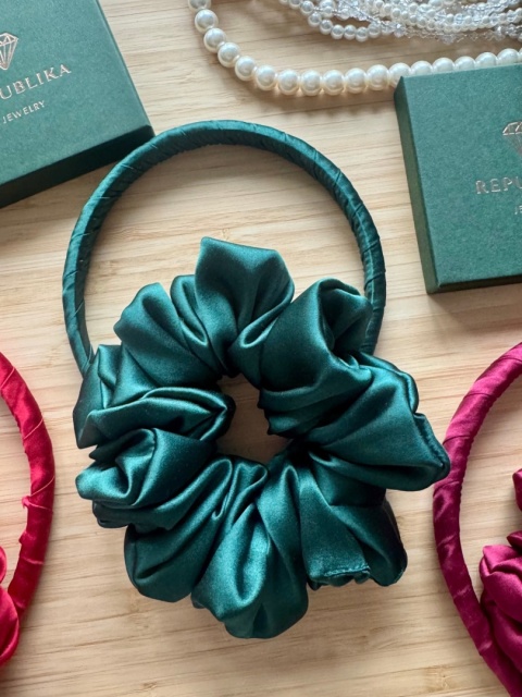 SILK SET gumka+ opaska, różne kolory