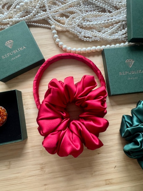 SILK SET gumka+ opaska, różne kolory